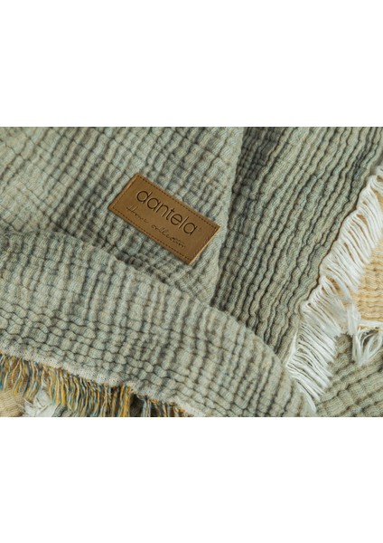 Camino Müslin 4 Katlı Yatak Örtüsü - Haki/bej Kırçıllı fiyatları