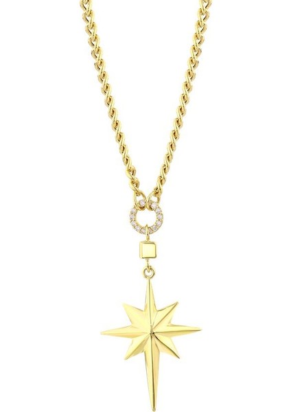 Kutup Yıldızı Altın Kolye - 14K fiyatları