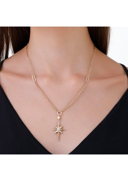 Kutup Yıldızı Altın Kolye - 14K modelleri