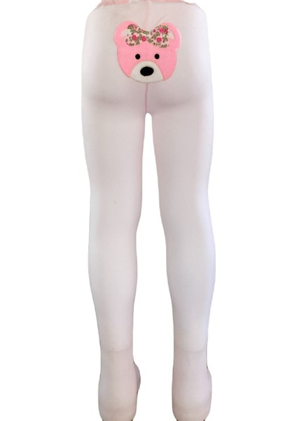 Poposu 3D Aksesuar Desenli Mikro Bebek Külotlu Çorap_Ayıcık fiyatları