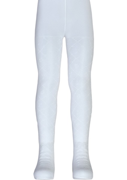 Duygu Desenli Opak Çocuk Külotlu Çorap