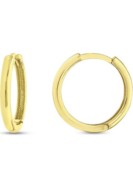 Altın Halka Küpe - 14K