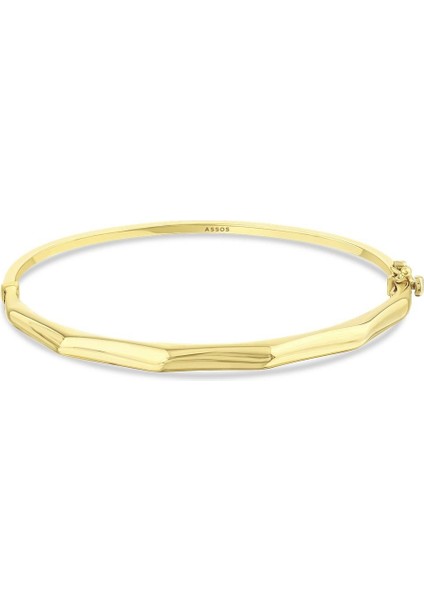 Altın Tasarım Kelepçe - 14K