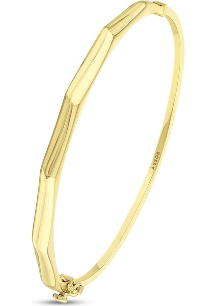 Altın Tasarım Kelepçe - 14K fiyatları