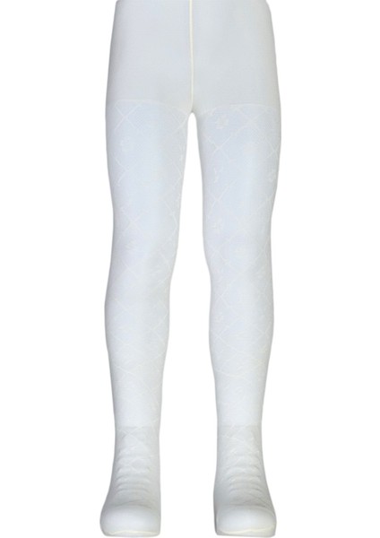 Duygu Desenli Opak Çocuk Külotlu Çorap