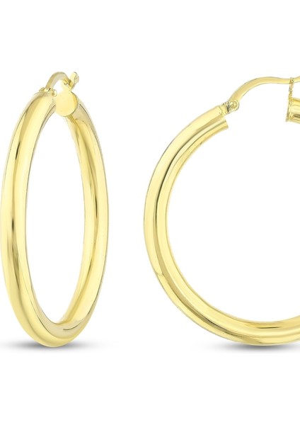 Altın Halka Küpe - 14K fiyatları