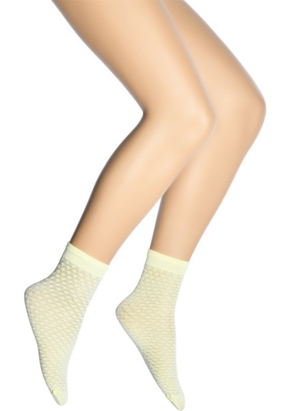 Petek Desenli Mikro Soket Kadın Çorap fırsatları