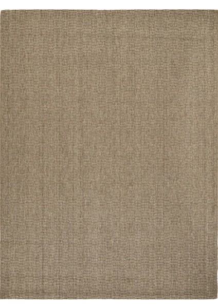 Natura 1106 Kahve Halı Sisal Dekoratif Jüt Halı Tozsuz Modern Salon Halısı Mutfak