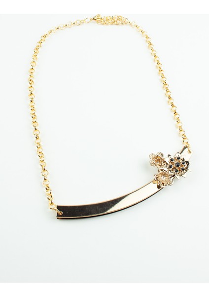 Kontras Renk Gold Kolye fırsatları