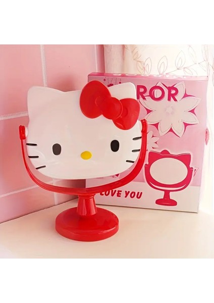 Hello Kitty Figürlü Ayaklı Ayna 17,5cm * 16 cm