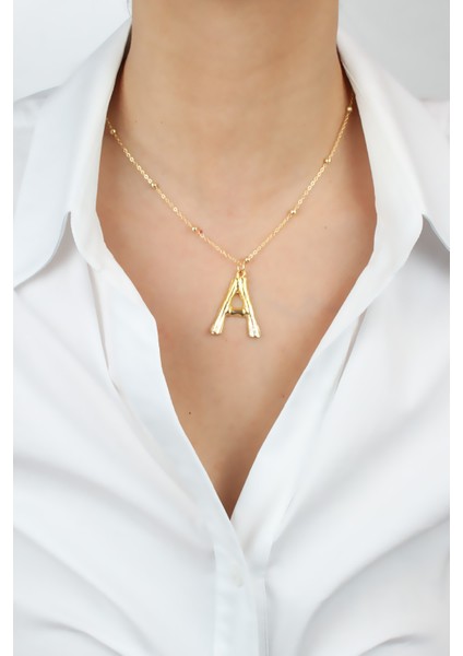 Ince Zincir Harf Kolye A Harfi fiyatları