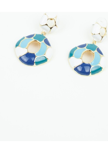 Mine Kaplama Sallantılı Küpe modelleri