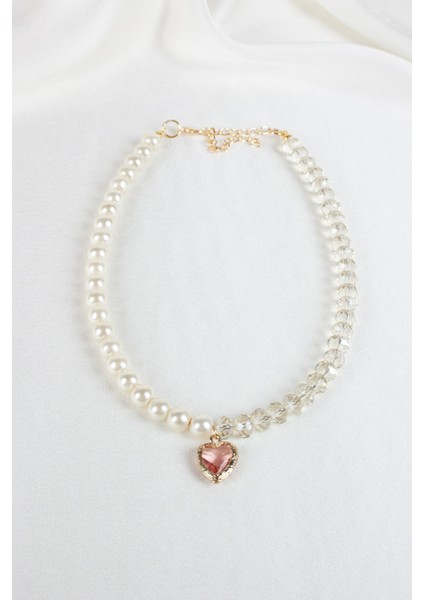 Inci Kristal Kalp Uçlu Kolye fırsatları