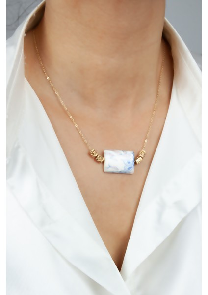 Etnik Figürlü Ince Zincir Kolye fiyatları