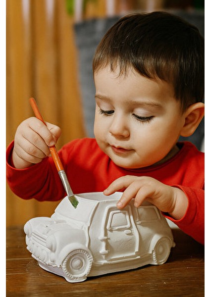 Boyanabilir 2li Araba Biblo - Sukulent Saksı