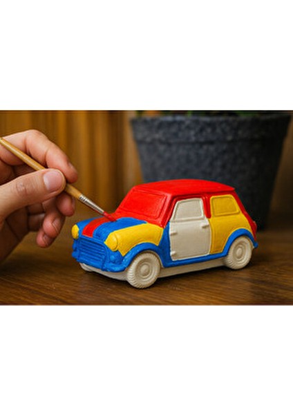 Boyanabilir 2li Araba Biblo - Sukulent Saksı fiyatları