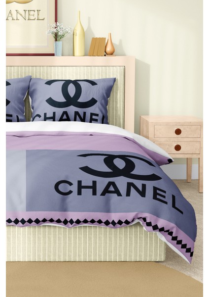 Nevresim Takımı Çift Kişilik Pamuklu Saten Kumaş 6 Parça 3D Dijital Baskı Duvet Cover Set Model No: modelleri