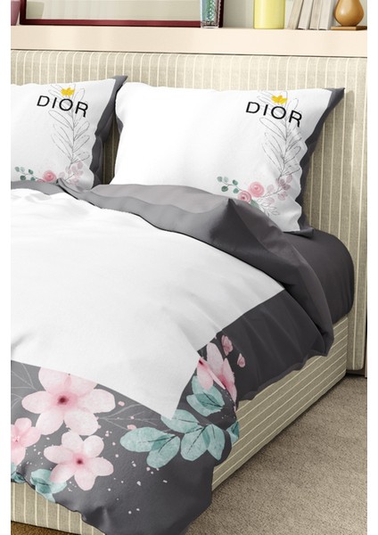 Nevresim Takımı Çift Kişilik Pamuklu Saten Kumaş 6 Parça 3D Dijital Baskı Duvet Cover Set Model No: indirimleri