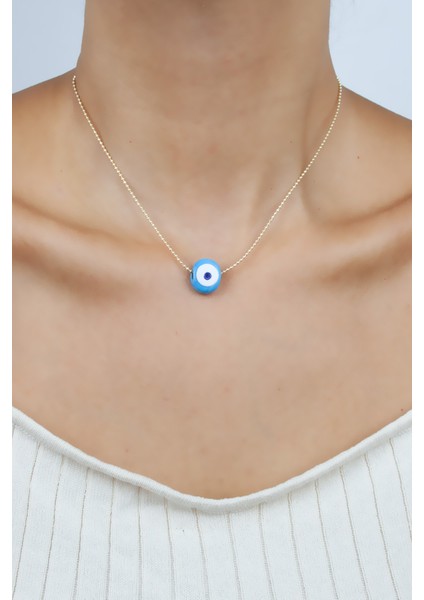 Ince Zincir Nazar Boncuklu Kadın Kolye fiyatları