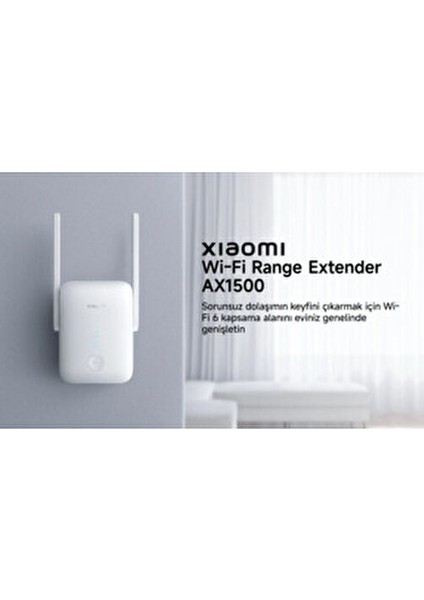 Wi-Fi Range Extender AX1500 Menzil Genişletici (Xiaomi Türkiye Garantili) fiyatları
