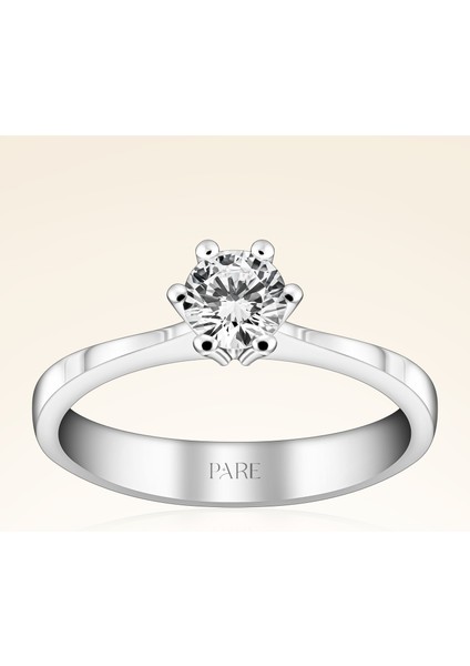 E Renk 0,40 Karat Hrd Sertifikalı Tektaş Pırlanta Yüzük fiyatları