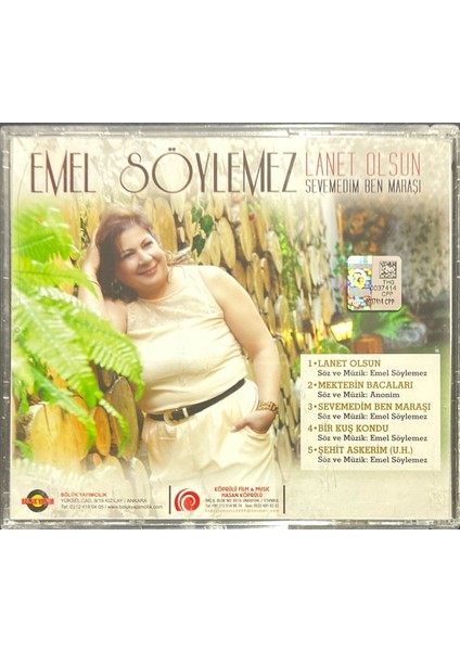 (Plak Değildir CD Dir) CD Emel Söylemez Lanet Olsun Sevemedim Ben Maraşı CD fiyatları