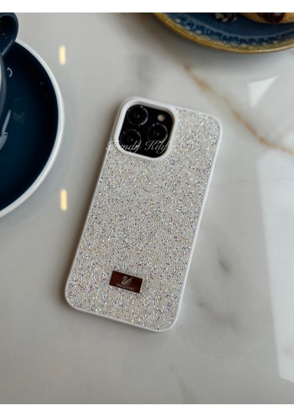 iPhone (16 Pro Max) Uyumlu Lüks Taşlı Kılıf