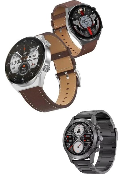 Çağrı Cevaplama Sesli Asistan Çoklu Dil Desteği 5.0 Bluetooth Akıllı Saat - F630K003-U99630 modelleri