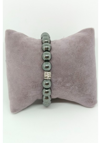 Hematit Doğal Taşlı Bileklik modelleri