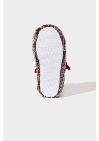 Kadın Yılbaşı Temalı Düz Taban Panduf F1528AX25WN fırsatları