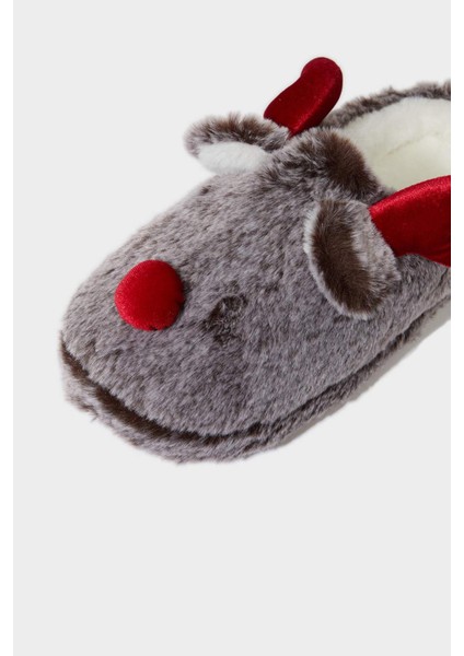 Kadın Yılbaşı Temalı Düz Taban Panduf F1528AX25WN indirimleri