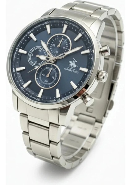 Erkek Saat Çelik Kordon Kronograf Tasarım Quartz Kol Saati indirimleri