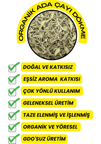 Adaçayı Dökme ( Yeni Mahsül, Doğal Kurutulmuş, Elenmiş ) 50GR fırsatları