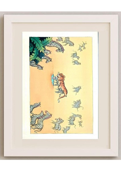 Wang Jinhai 29X21CM Orijinal Karikatür Tablo fırsatları