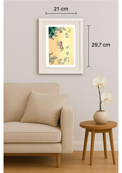 Wang Jinhai 29X21CM Orijinal Karikatür Tablo indirimleri