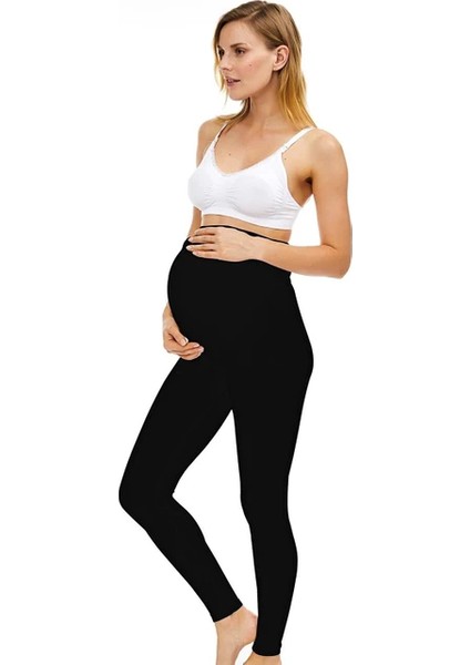 Uzun Hamile Tayt 4341 Black
