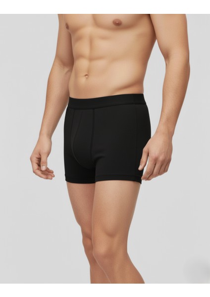 Erkek Boxer Şort Pamuklu Cotton 4'lü Paket Esnek Yumuşak Penye Slim Fit - Galaksi fiyatları