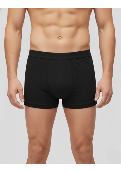 Erkek Boxer Şort Pamuklu Cotton 4'lü Paket Esnek Yumuşak Penye Slim Fit - Galaksi modelleri
