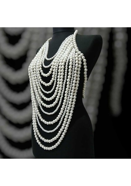 Kleopatra Fenomen Inci Kolye Vücut Aksesuarı Özel Tasarım Ürün fiyatları