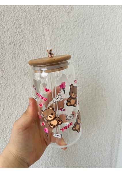 Pipetli Teddy Bear Baskılı Pinterest Bardak Hediyelik Kahve Bardağı Kola Bardağı fiyatları