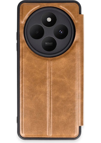 Xiaomi Redmi 14C Kılıf Flip Cover - Taba (K95)