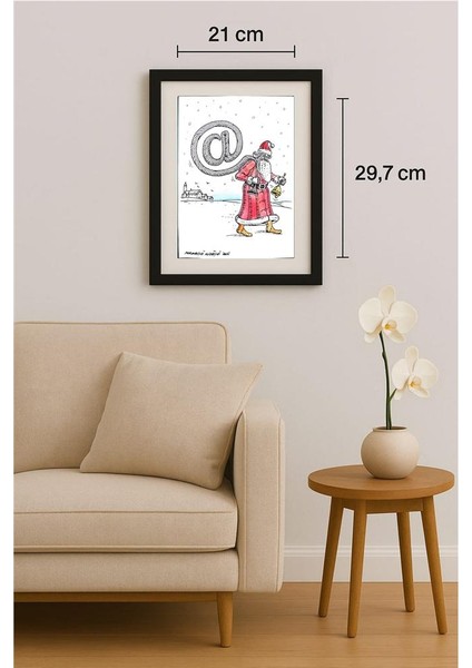 Mihaita Porumbita 29X21CM Orijinal Karikatür Tablo fiyatları