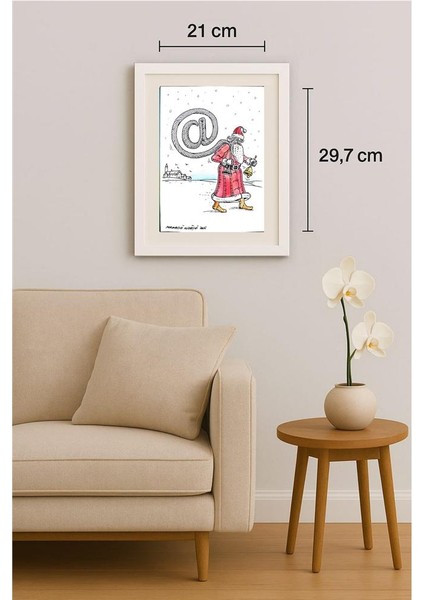 Mihaita Porumbita 29X21CM Orijinal Karikatür Tablo indirimleri