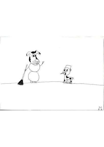 Mitkina Alena 29X21CM Orijinal Karikatür Tablo modelleri