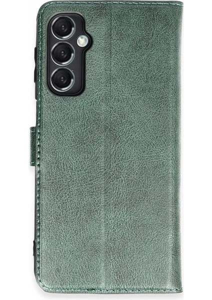 Samsung Galaxy M34 5g Kılıf Trend S Plus Kapaklı Kılıf - Yeşil (K95)