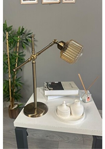 Jerno Cam Bal Rengi Masa Lambası Dekoratif Masaüstü Aydınlatma Hol Abajur Yatak Odası Başucu Lamba modelleri