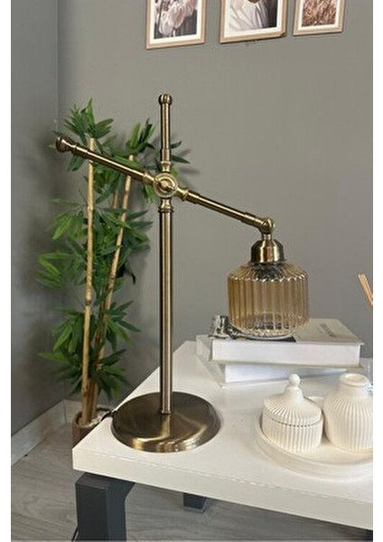 Jerno Cam Bal Rengi Masa Lambası Dekoratif Masaüstü Aydınlatma Hol Abajur Yatak Odası Başucu Lamba fırsatları