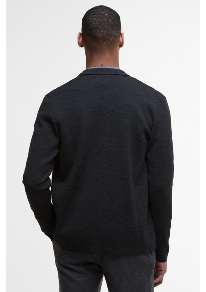 Croscombe Knitted Zip Through Hırka CH51 Charcoal M. fırsatları