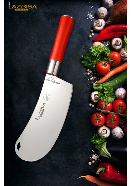Red Craft Serisi Mutfak Bıçak Seti Pide Börek Pizza Salata Sebze Bıçağı Hds-50