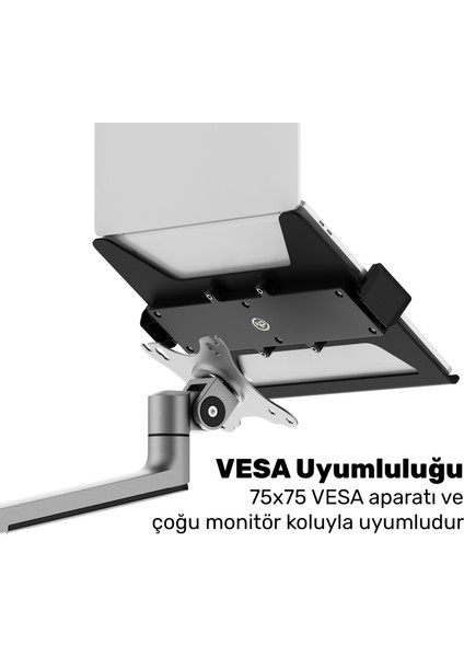 Stdnbh6 11.6"-17.3" Notebook/laptop Tutucu Tepsi Vesa 75X75 Uyumlu Monitör Kolu Aparatı fırsatları